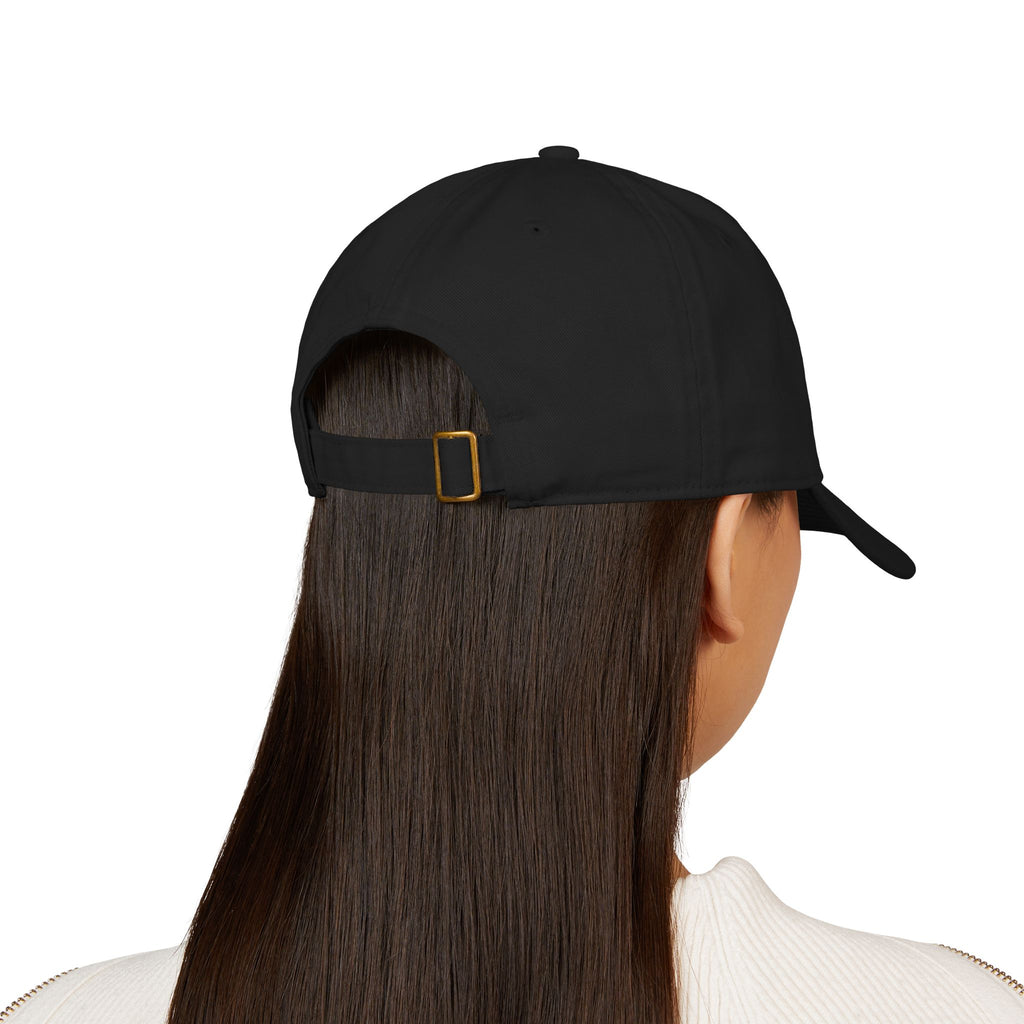 PROGREMINION Embroidered 'P' Logo Organic Baseball Cap — Minimal Monogram Hat