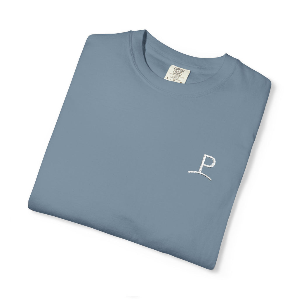 PROGREMINION Minimalist Polo 'P' Pocket T-Shirt - Black