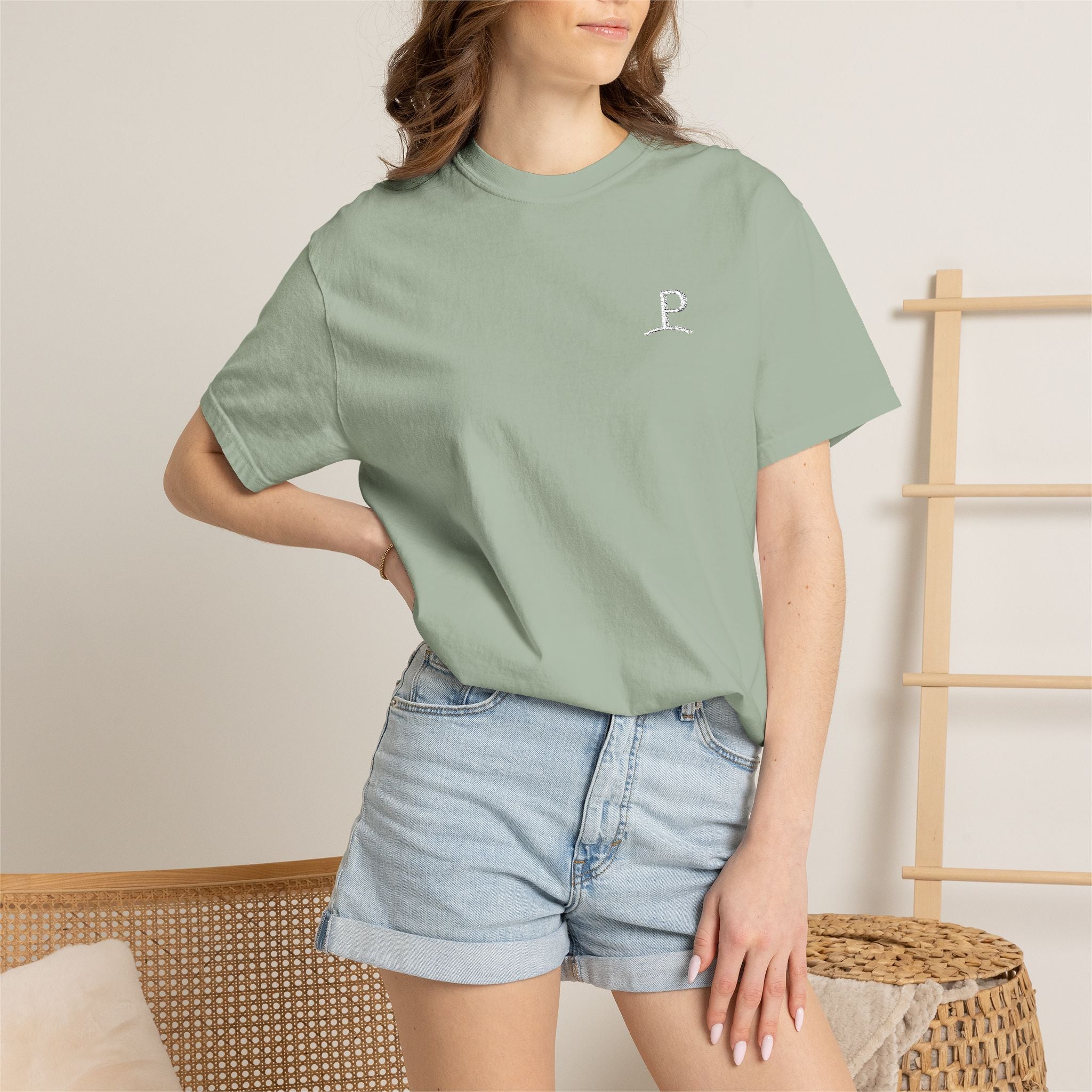 PROGREMINION Minimalist Polo 'P' Pocket T-Shirt - Black