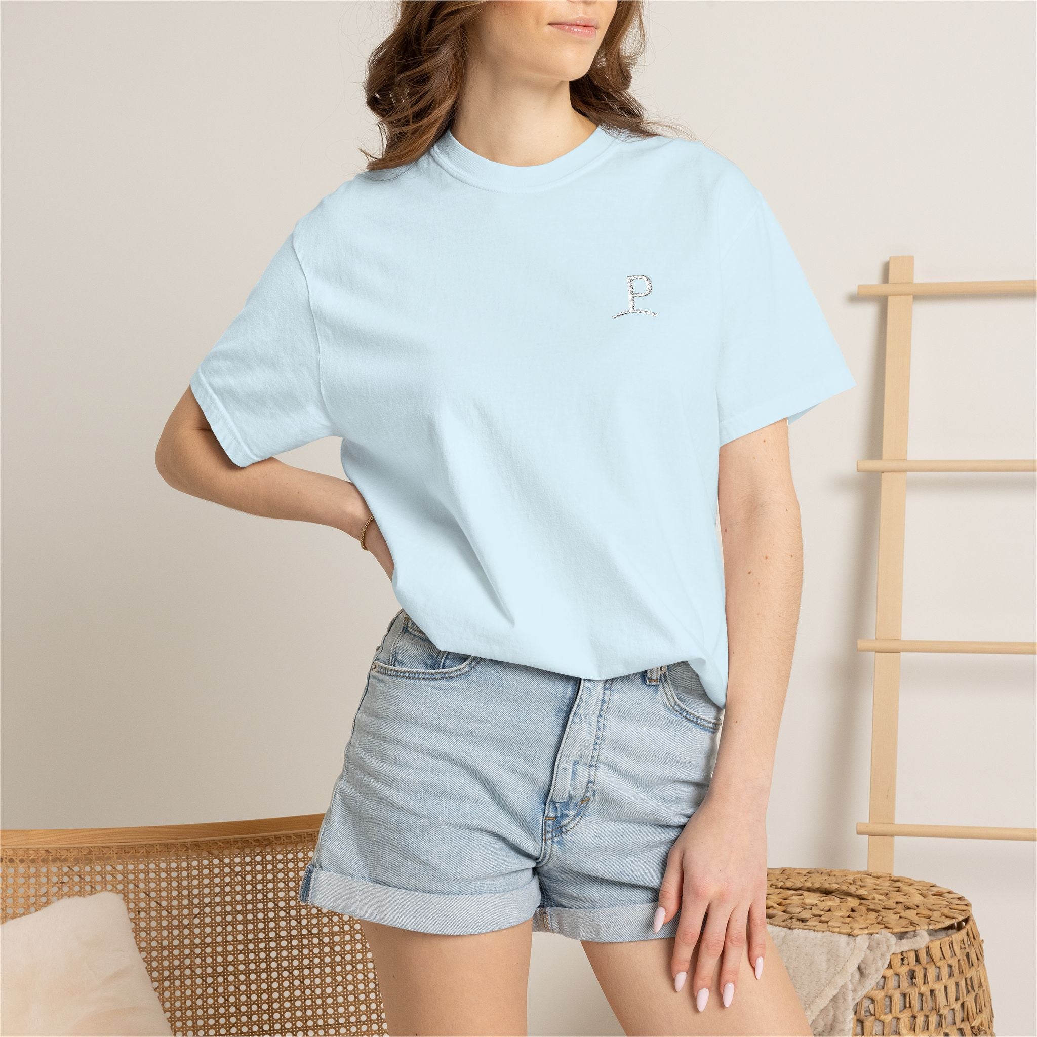 PROGREMINION Minimalist Polo 'P' Pocket T-Shirt - Black