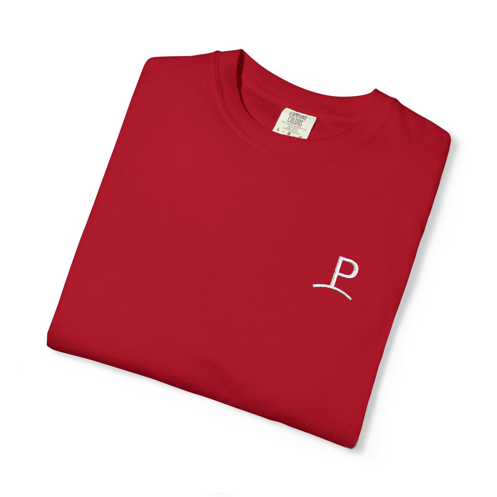 PROGREMINION Minimalist Polo 'P' Pocket T-Shirt - Black