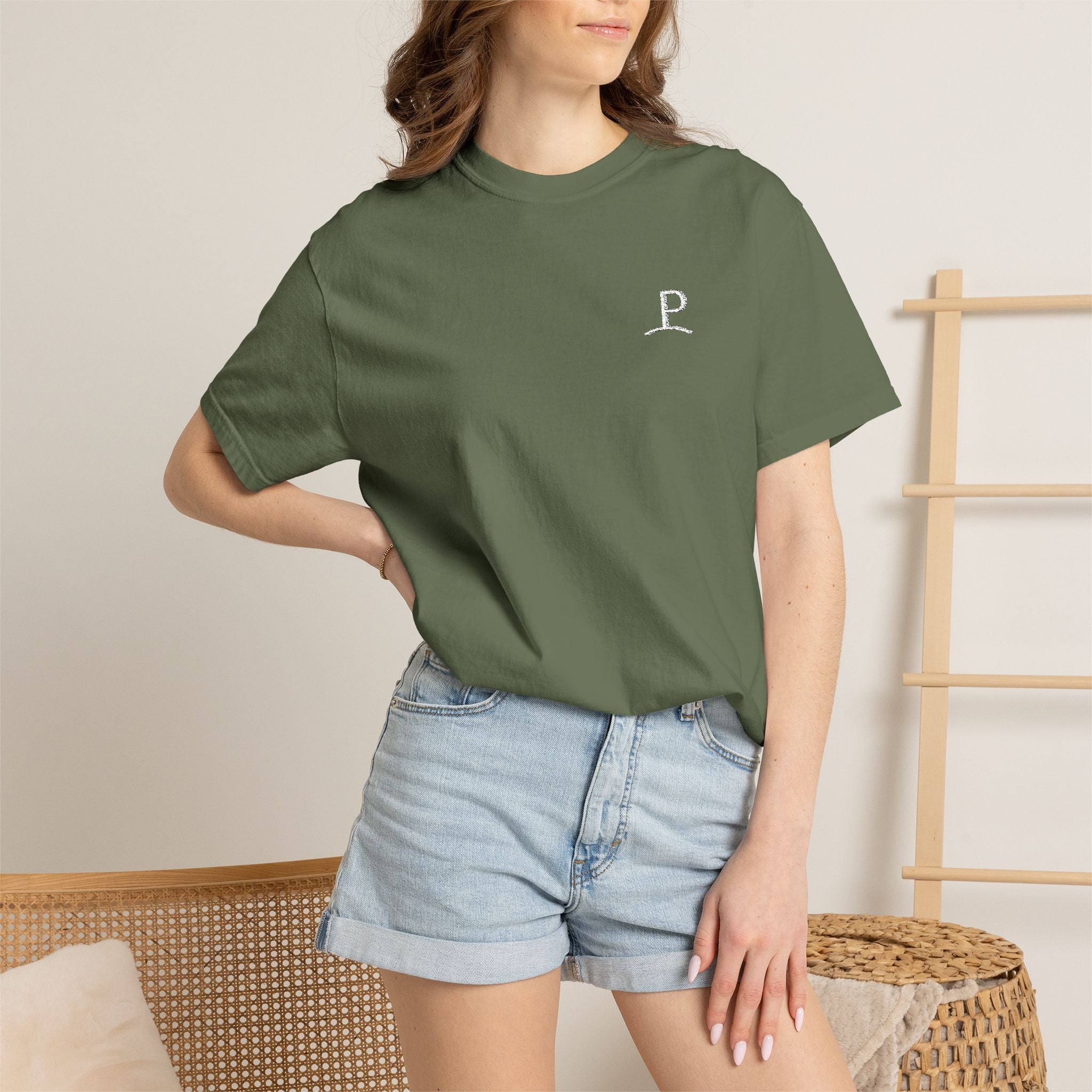 PROGREMINION Minimalist Polo 'P' Pocket T-Shirt - Black