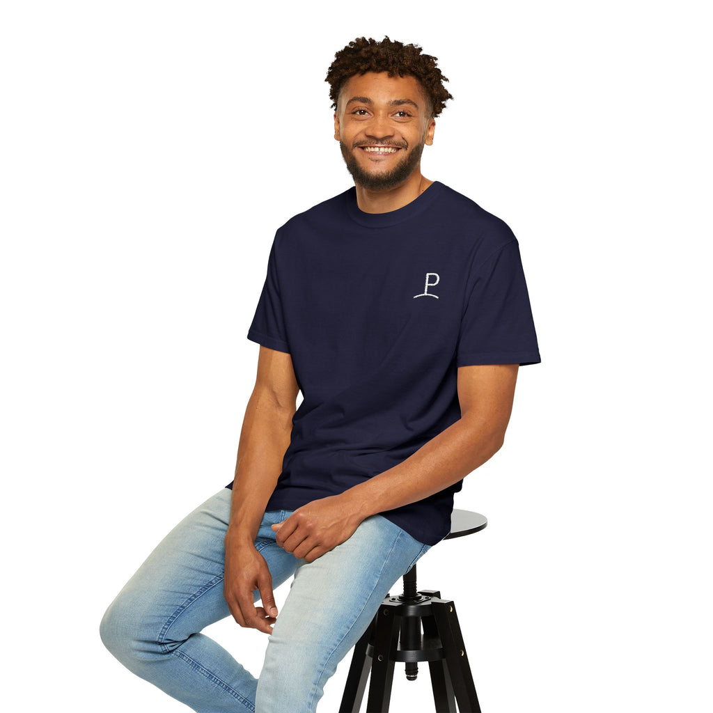 PROGREMINION Polo White 'P' Pocket T-Shirt, 8 colors