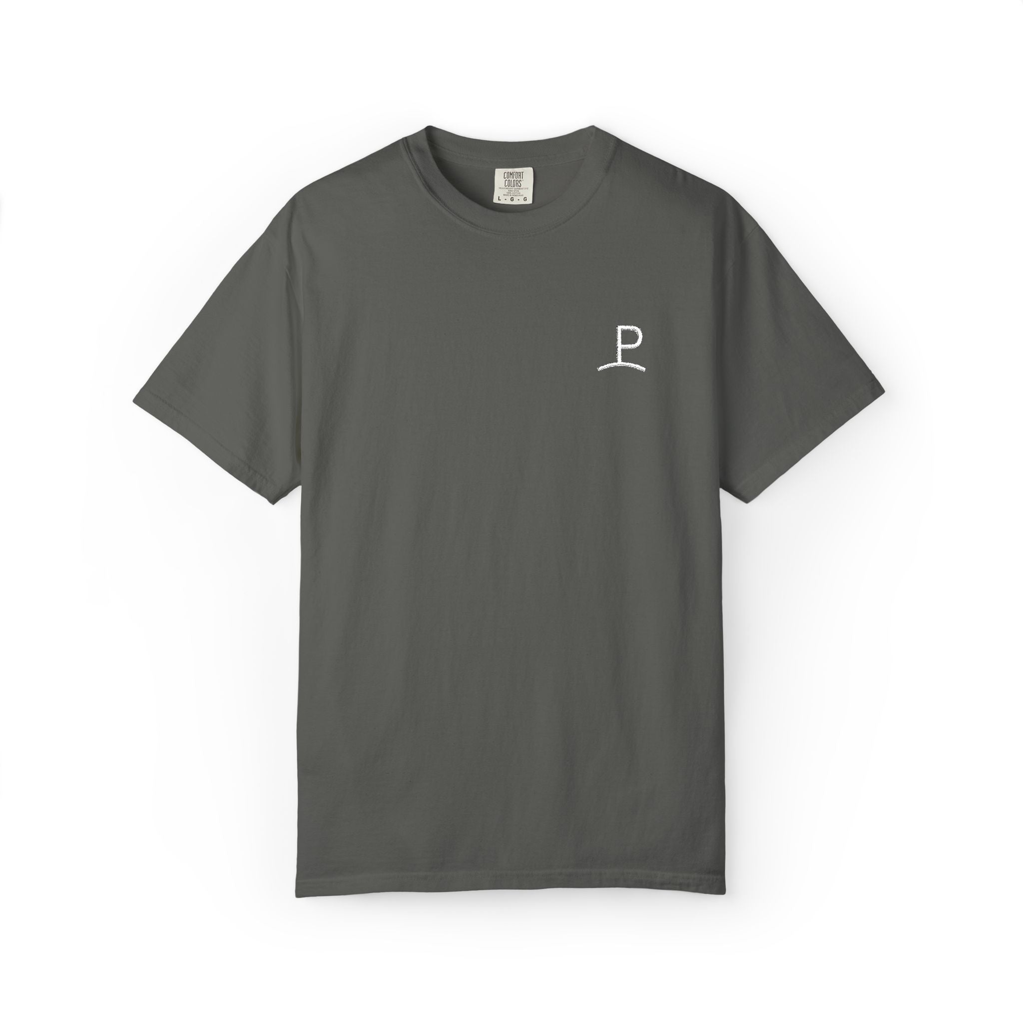PROGREMINION Minimalist Polo 'P' Pocket T-Shirt - Black