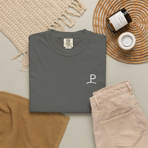 PROGREMINION Polo White 'P' Pocket T-Shirt, 8 colors