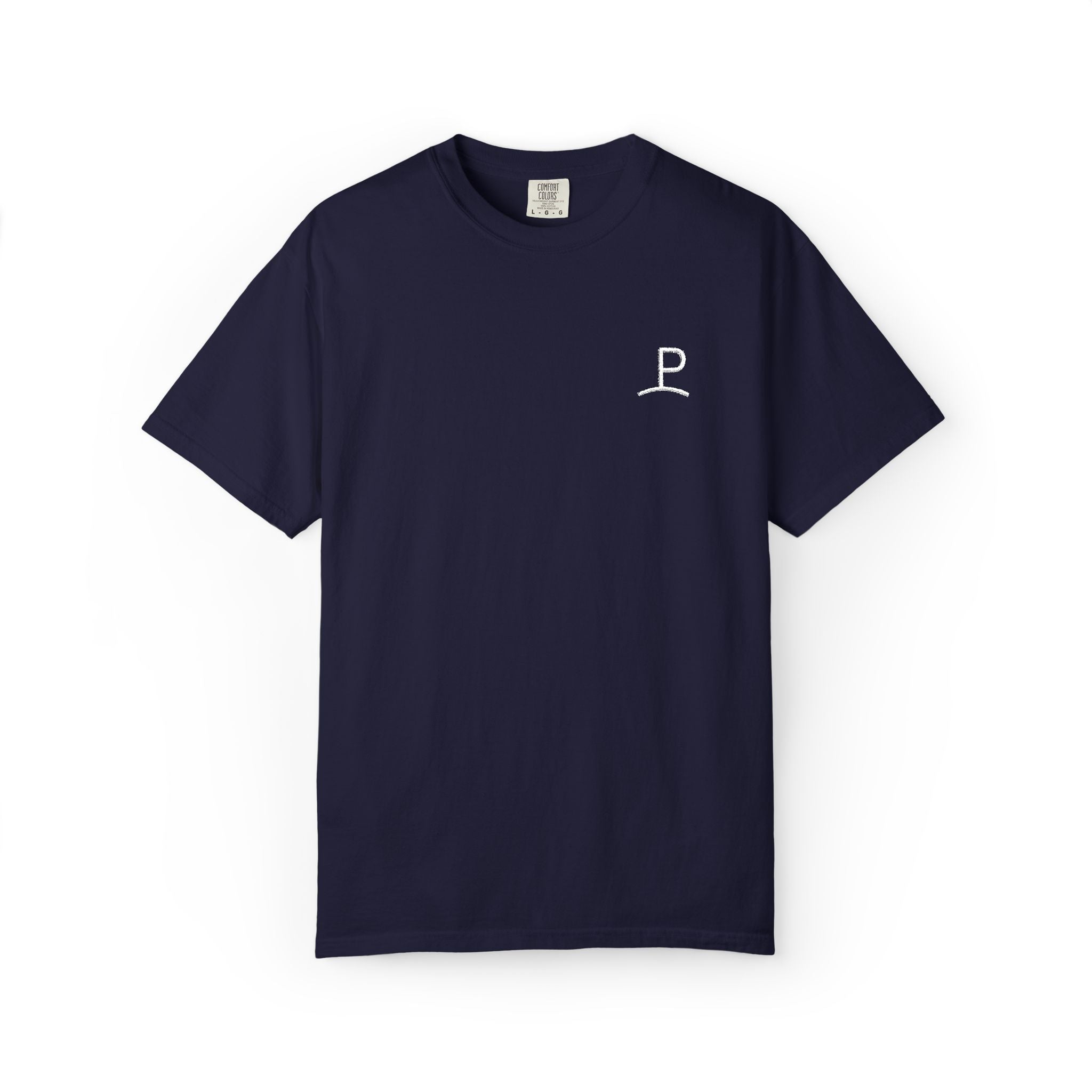 PROGREMINION Minimalist Polo 'P' Pocket T-Shirt - Black