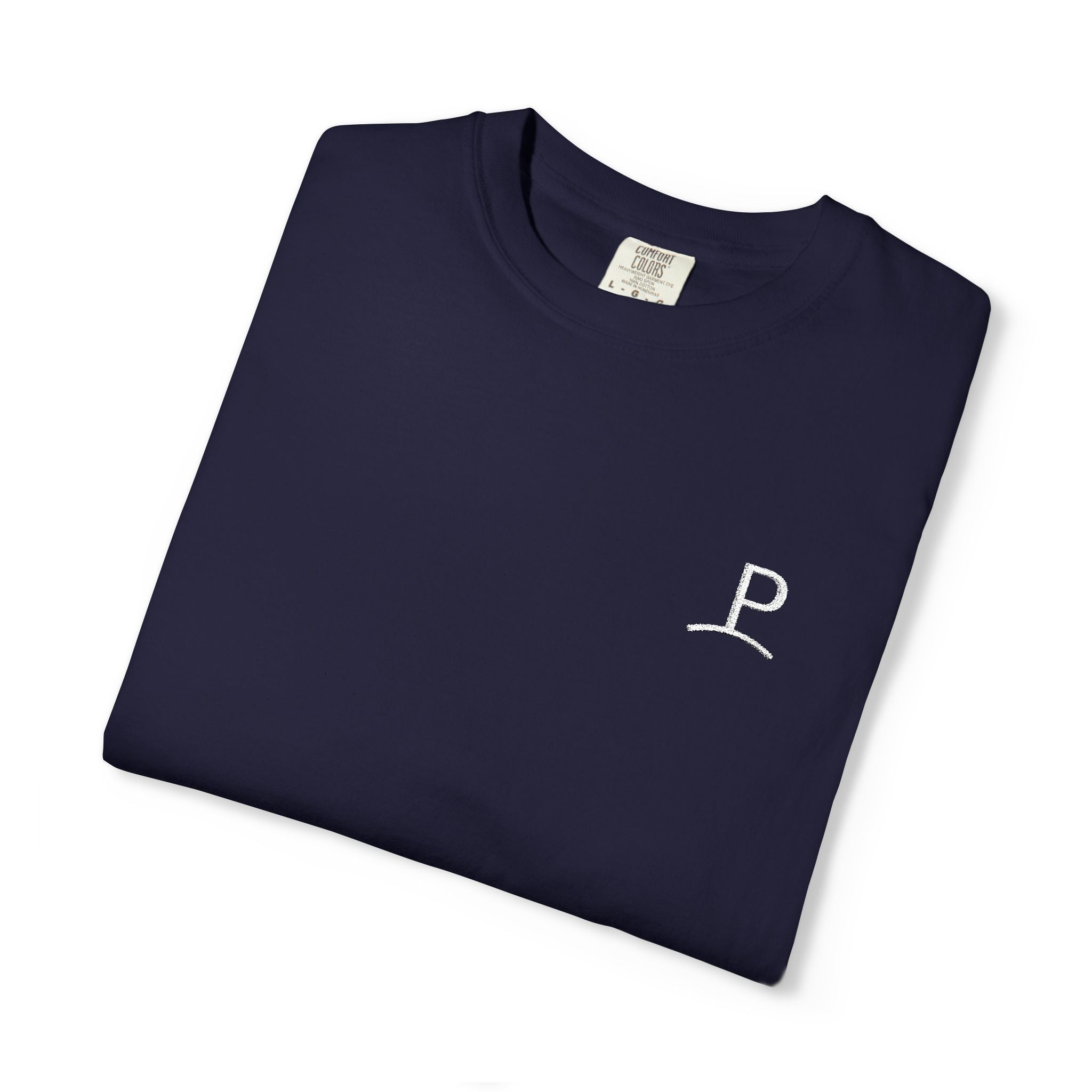 PROGREMINION Minimalist Polo 'P' Pocket T-Shirt - Black