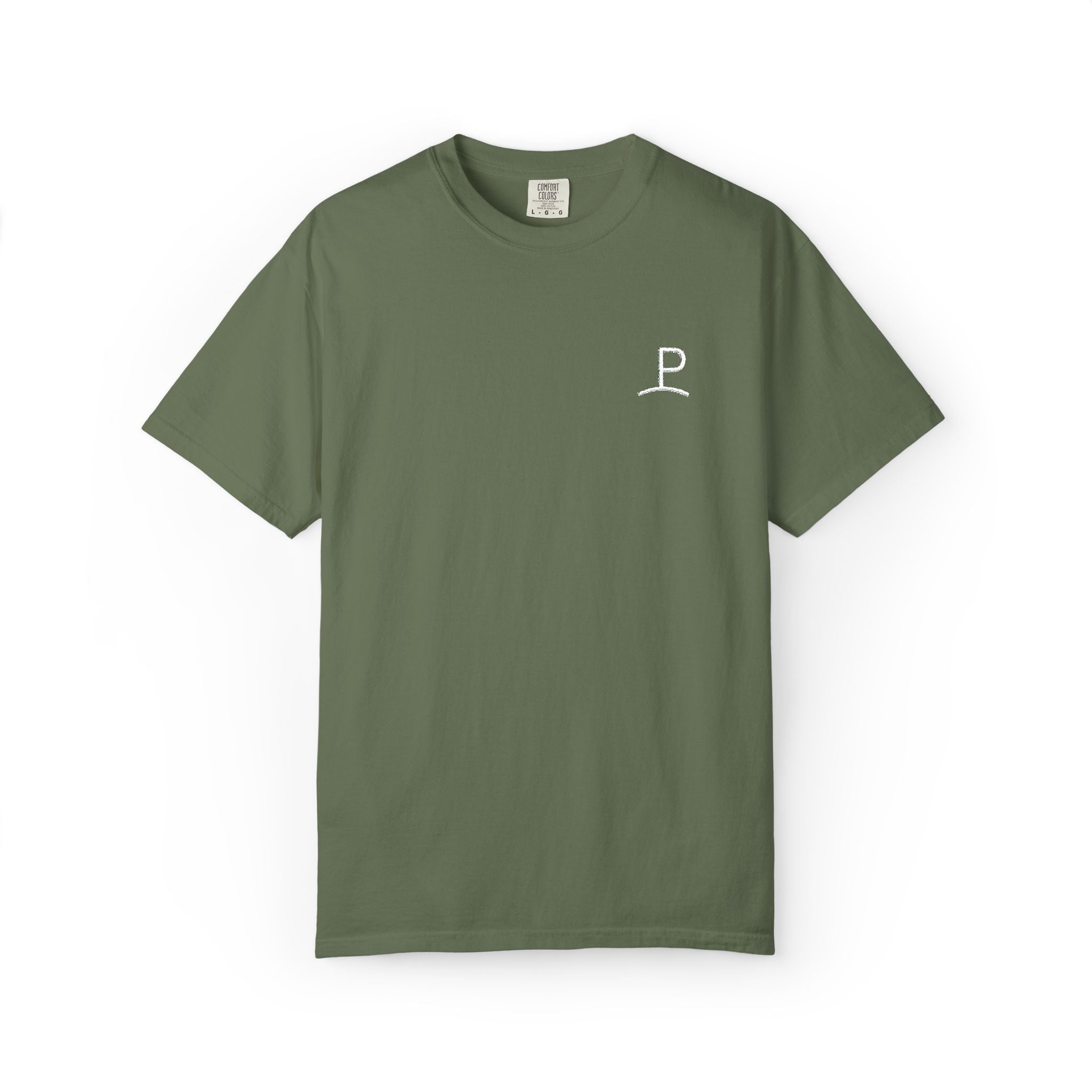 PROGREMINION Minimalist Polo 'P' Pocket T-Shirt - Black