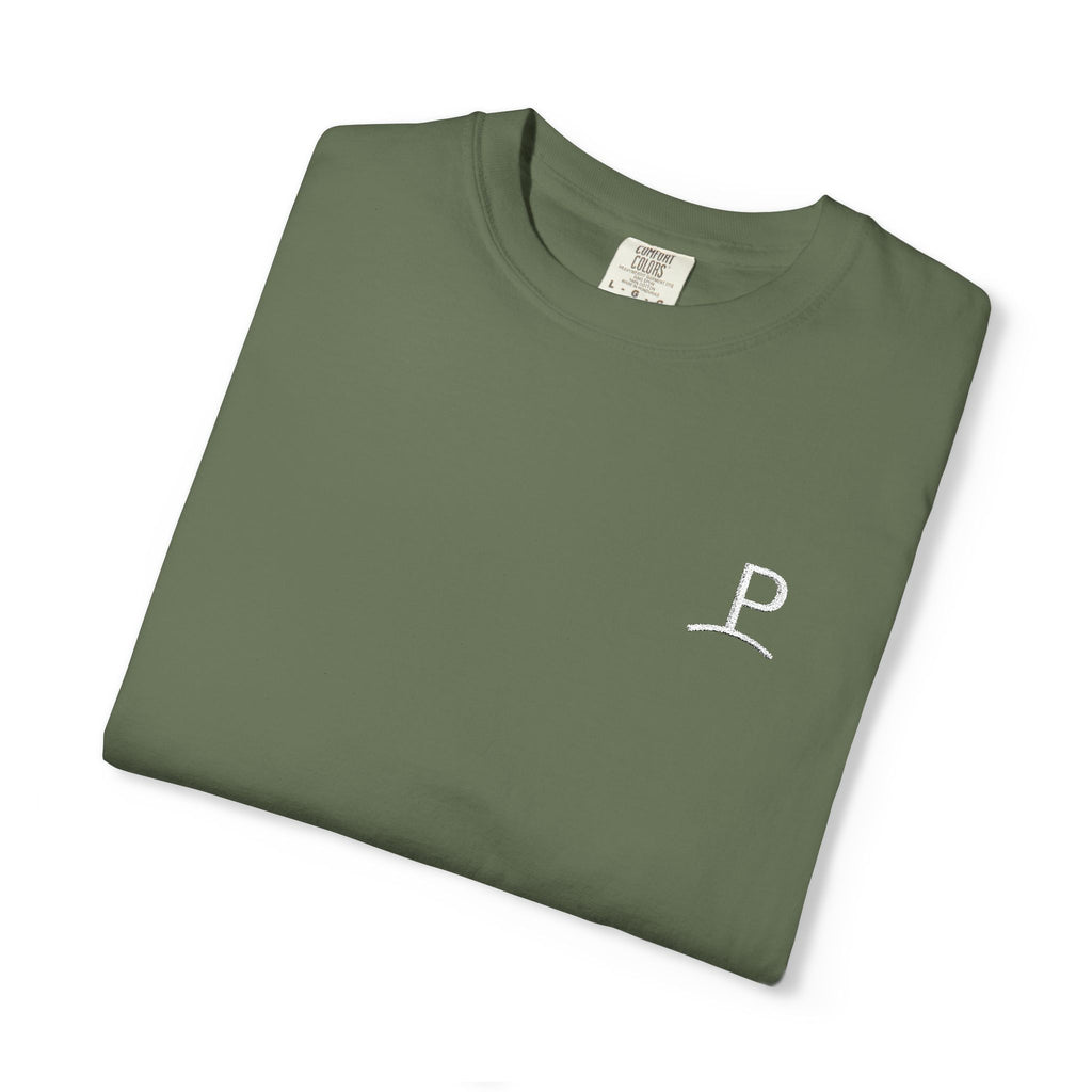 PROGREMINION Minimalist Polo 'P' Pocket T-Shirt - Black