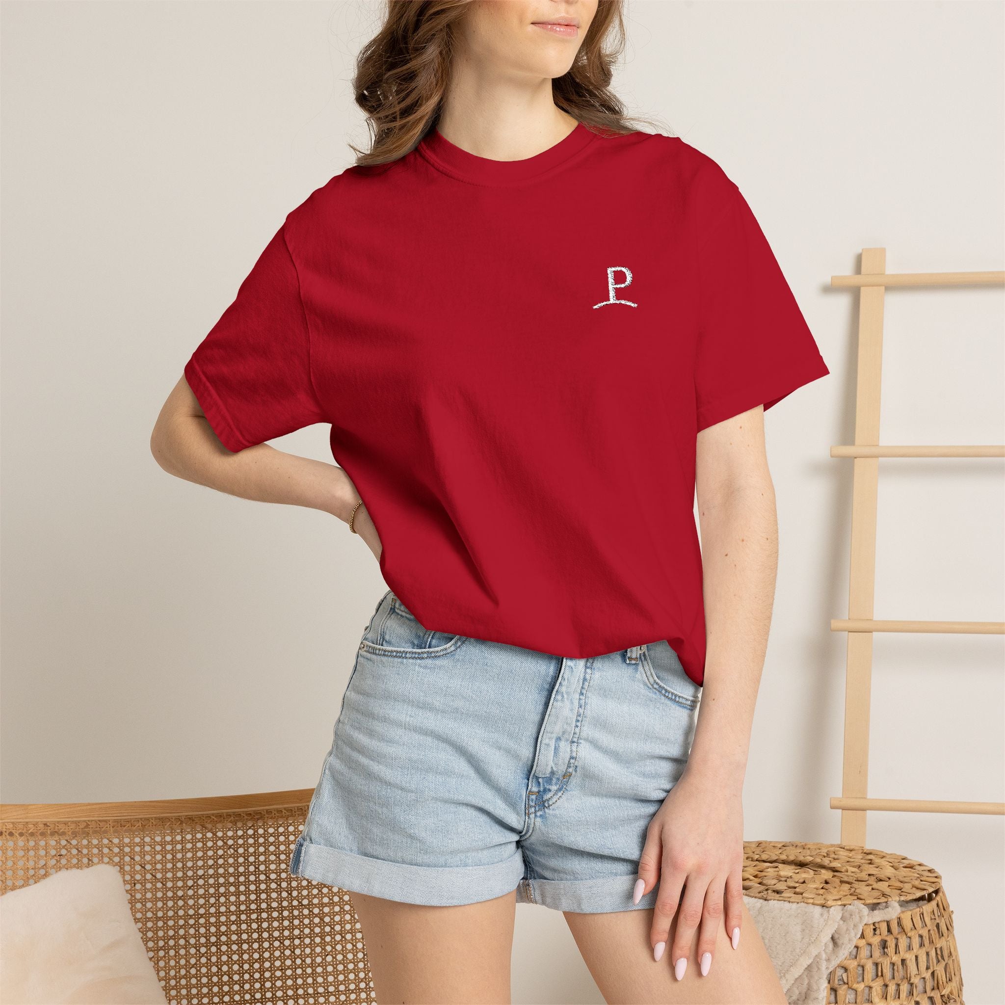 PROGREMINION Minimalist Polo 'P' Pocket T-Shirt - Black