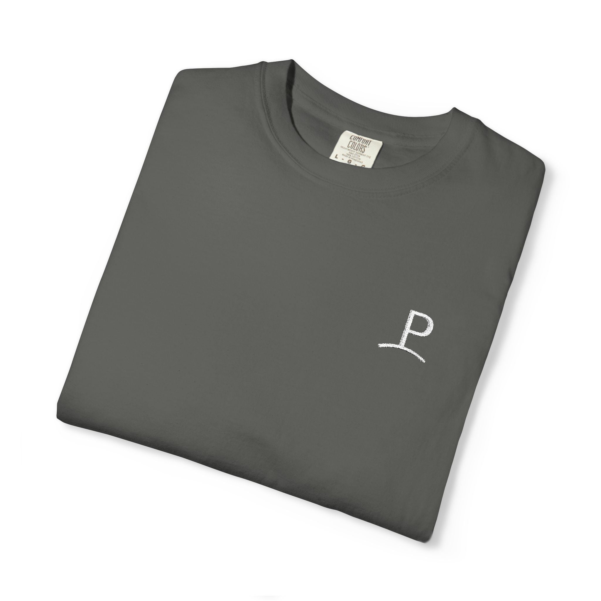 PROGREMINION Minimalist Polo 'P' Pocket T-Shirt - Black