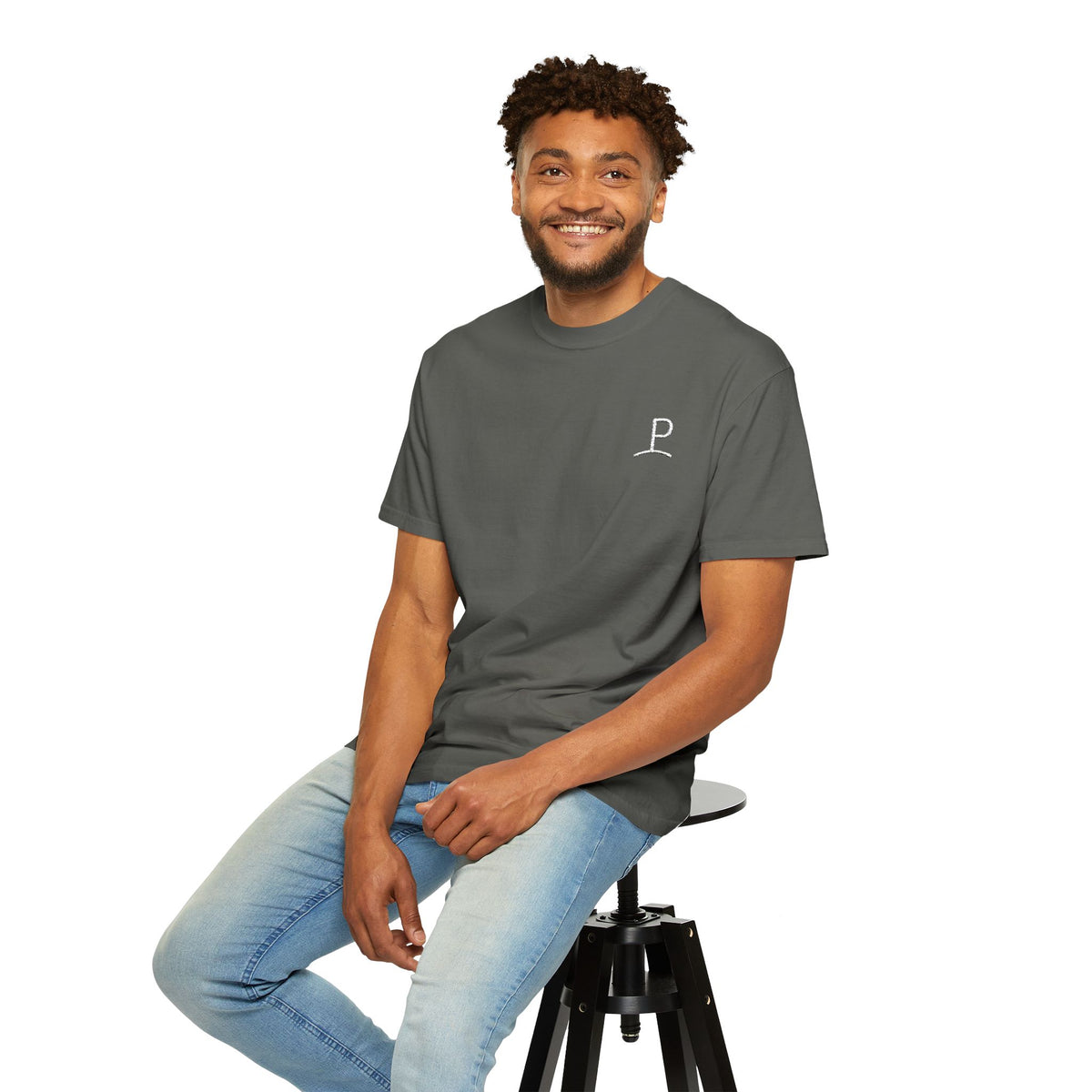 PROGREMINION Polo White 'P' Pocket T-Shirt, 8 colors