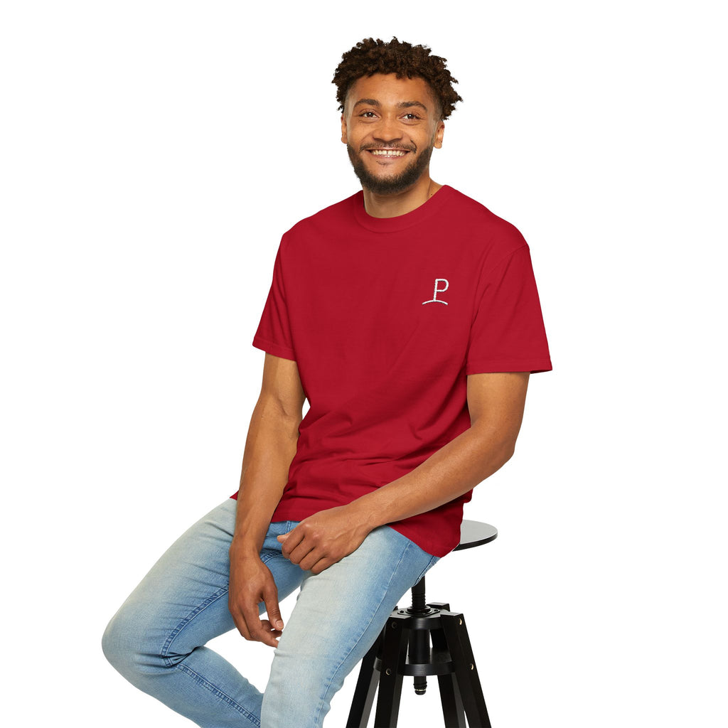 PROGREMINION Polo White 'P' Pocket T-Shirt, 8 colors